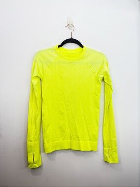 Lululemon Rest Less Pullover Highlight Yellow Size 6 Long Sleeve